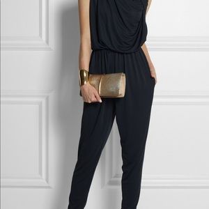 $1700 Lanvin Runway Couture Blk Jumpsuit Sz M